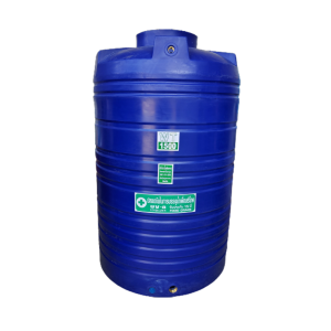 ถังน้ำบนดินพีอีขนาด 1500 ลิตร สีน้ำเงิน