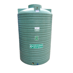 ถังน้ำบนดินพีอีขนาด 2000 ลิตร แกรนิตเขียว